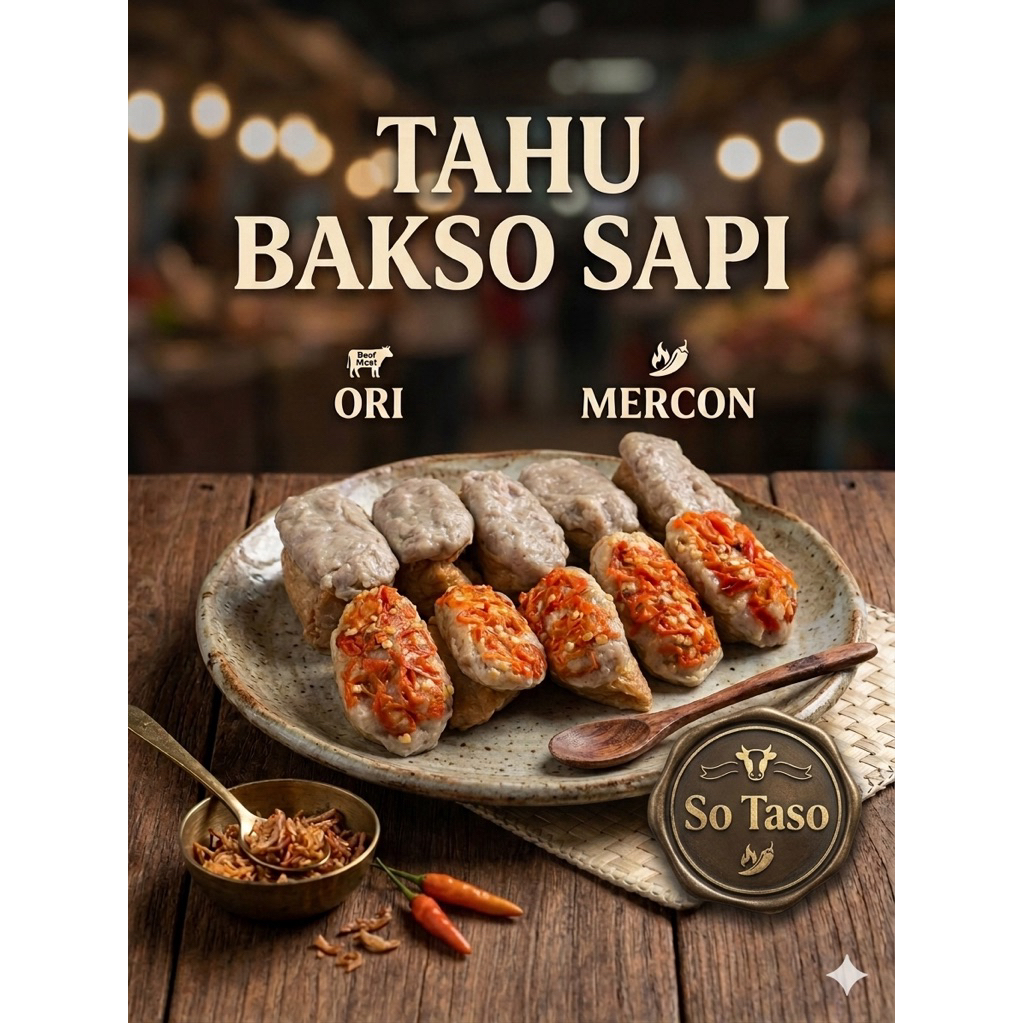 Tahu Bakso Original Mercon Homemade Frozen