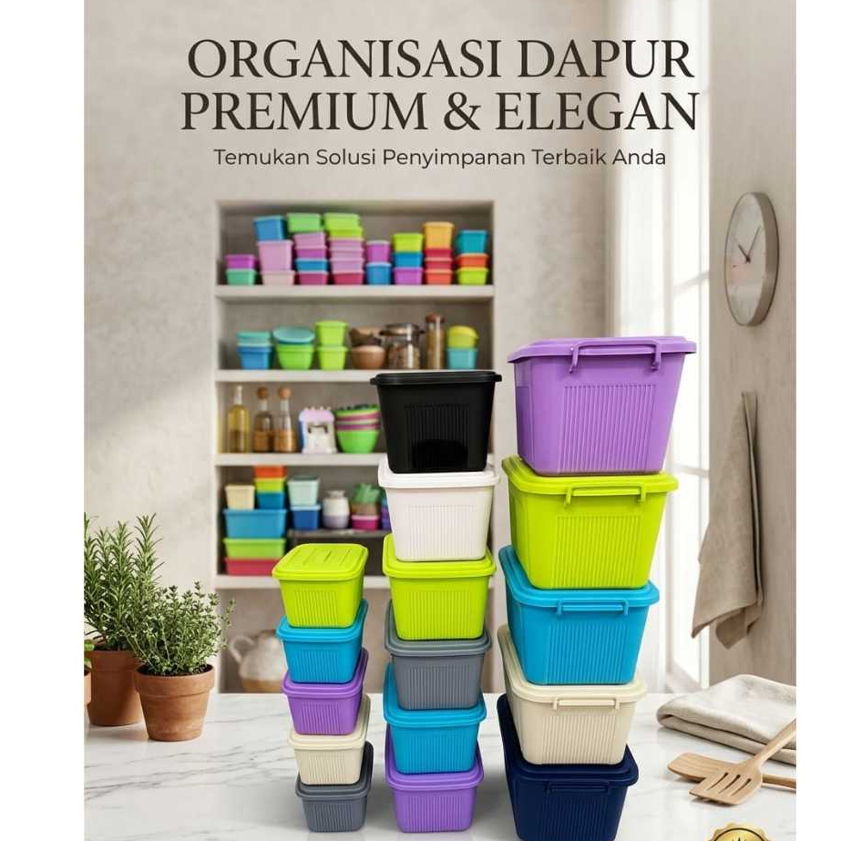 1PCS1PCS KONTAINER KECIL / KONTAINER SEDANG / KONTAINER BESAR / KONTAINER WARNA / KONTAINER JUMBO / 