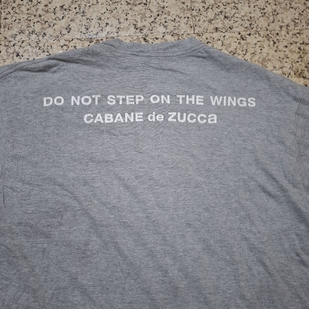 Vintage Cabane de Zucca "Do Not Step On The Wings" Archival Tee