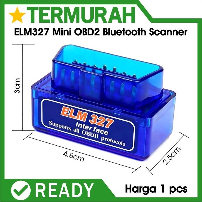 Super Mini OBD2 Mobil V2.1 Alat Scanner Bluetooth Mobil Motor Car Diagnostic ELM327 OBDII Deteksi Er