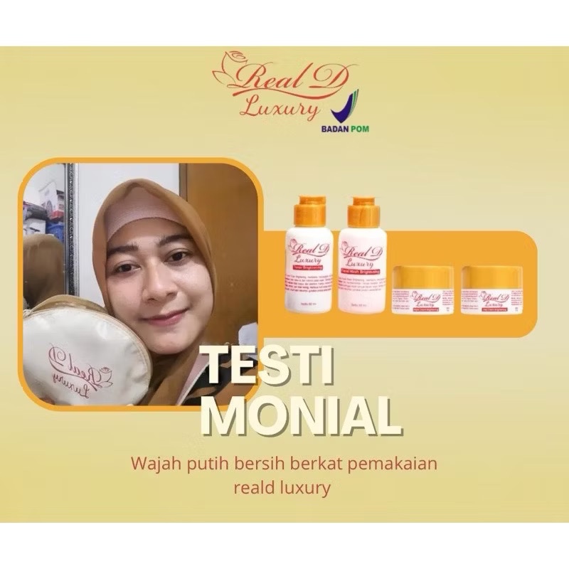 TERLARIS Paket Lengkap Ecer SERUM ACNE WHITENING Krim CREAM Racikan REAL D Luxury RD Merah Red Premi