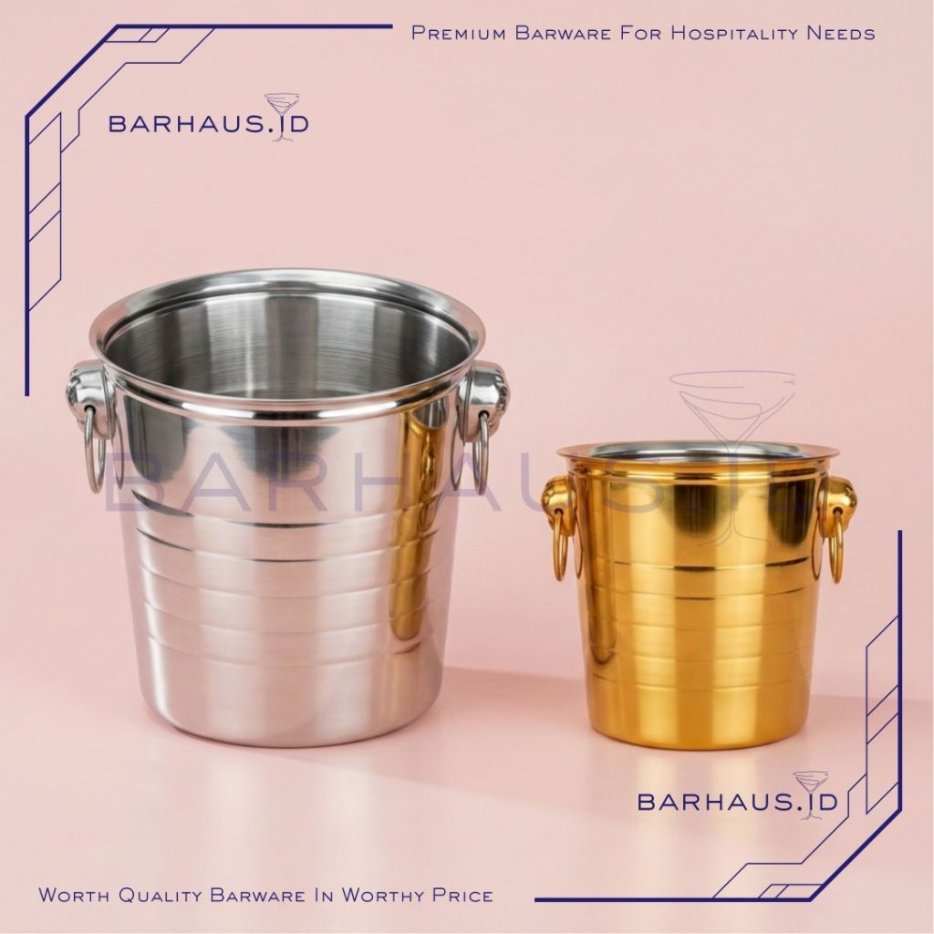 Barhaus.id | Wine Bucket | Ember Wine | Wine Cooler Bucket | Bucket Pendingin Wine