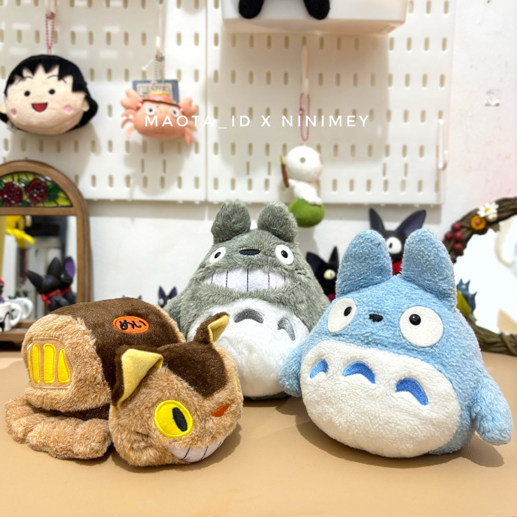 Boneka Totoro Catbus Bordir / Totoro Catbus Plush Studio Ghibli