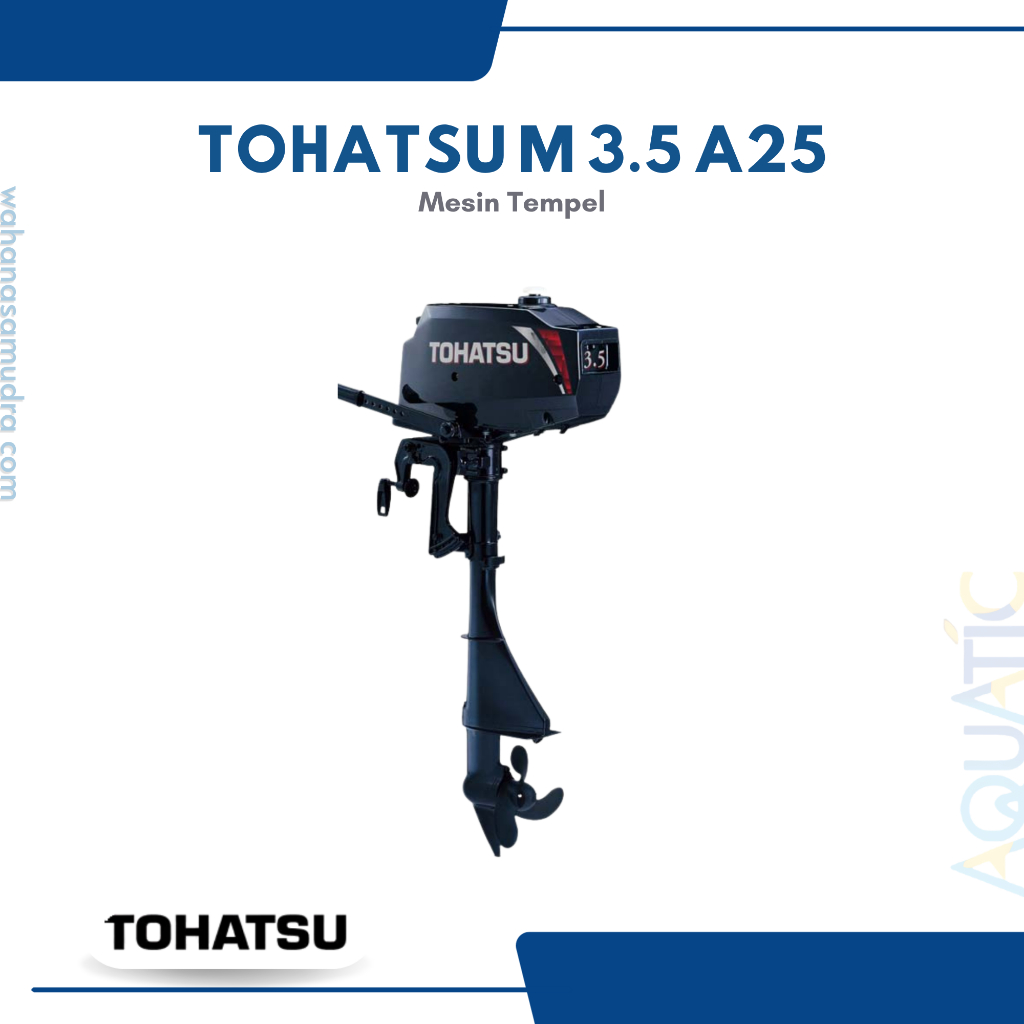 Mesin Tempel Tohatsu 3.5PK ( 3.5 A2S )