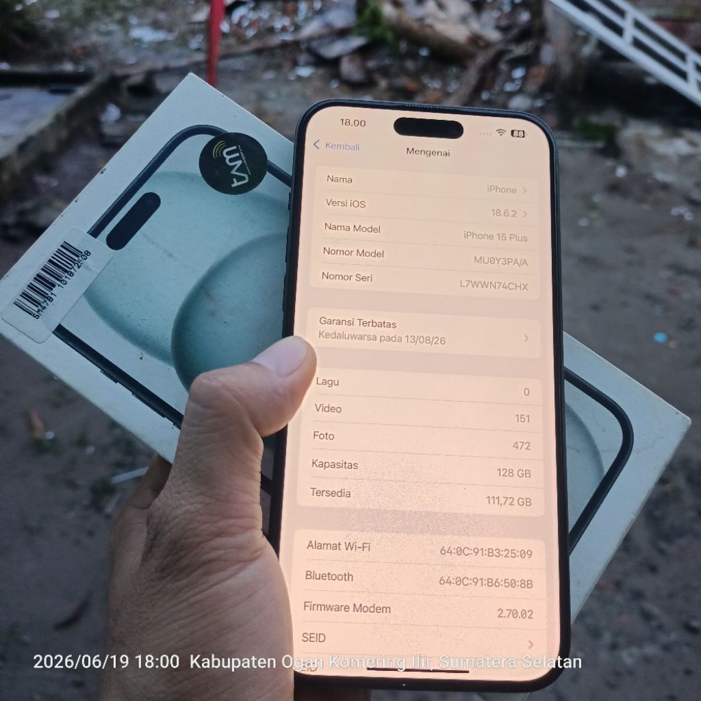 IPHONE 15 PLUS IBOX