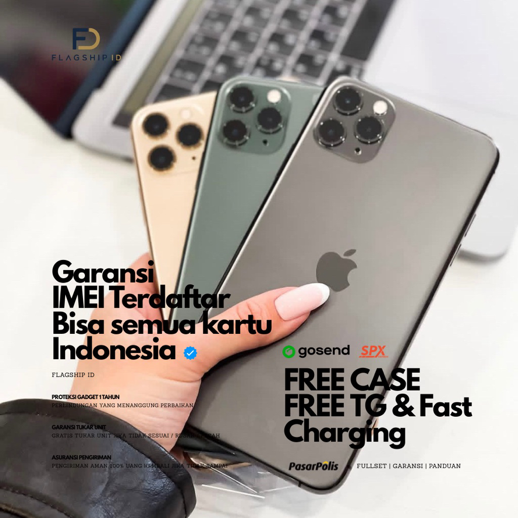 Terbaru IPhone 11 pro - 64GB 256GB - Like New - JAMINAN ORI