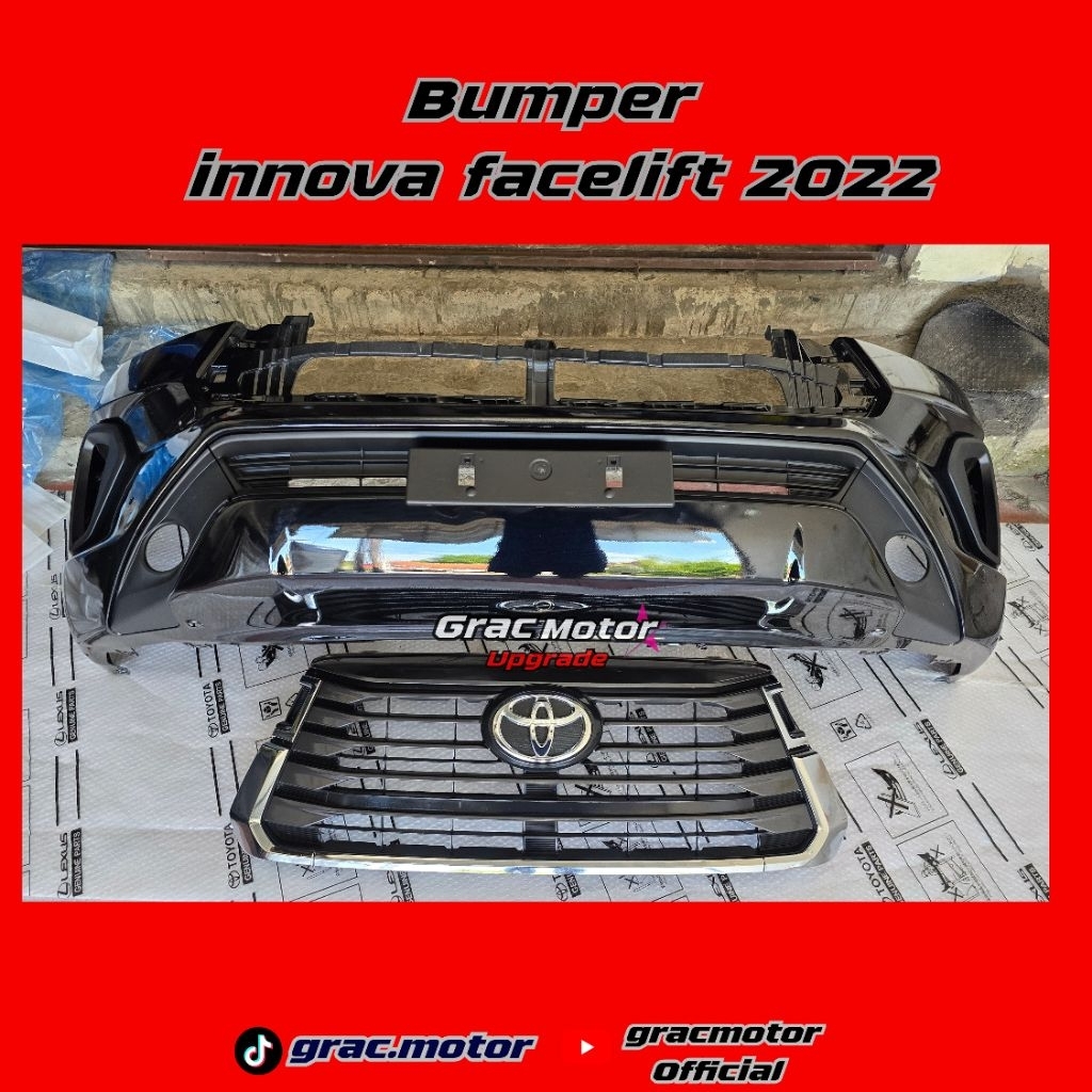 Bumper Innova facelift 2021/upgrade innova facelift/ bumper innova 2021