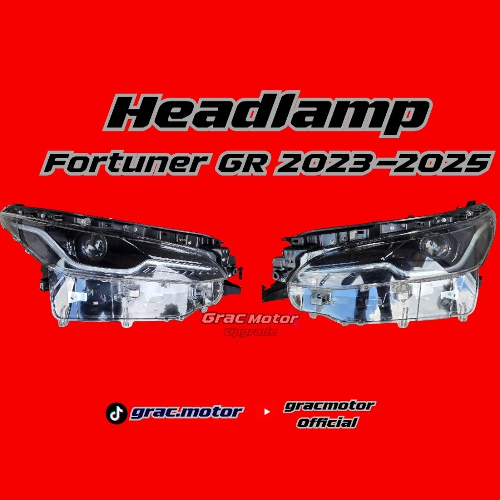 headlamp Fortuner gr 2021-2025 | headlamp fortuner gr original