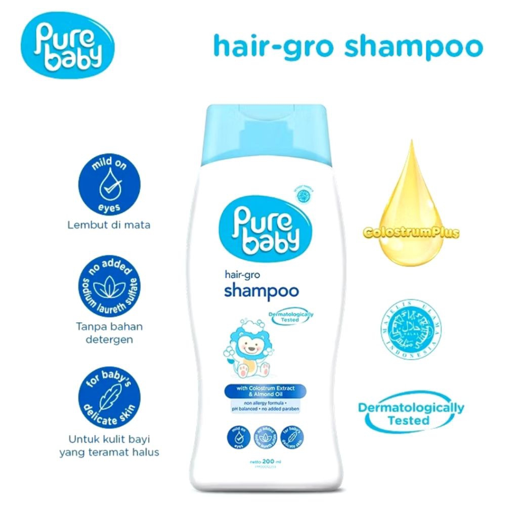 PURE BABY Hair-gro Shampoo 200ml
