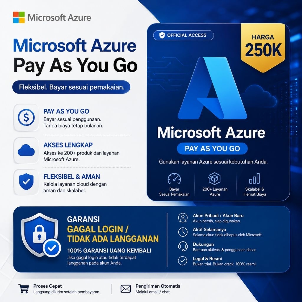 Azure Free Tree Trial & Pay As You Go
