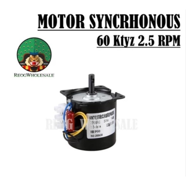 [READY] Motor Synchronous 60Ktyz 2.5 - 30Rpm NON GEAR