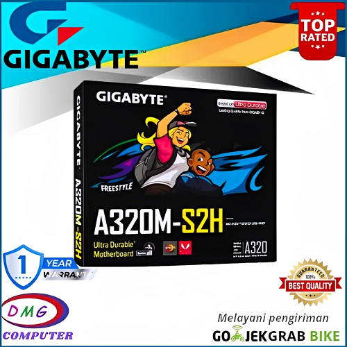 MotherBoard GIGABYTE GA A320M-S2H AMD AM4