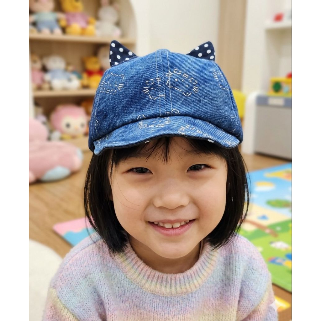 topi anak cewek topi anak perempuan topi biru anak cewek topi jeans anak cewek topi hellokitty topi 