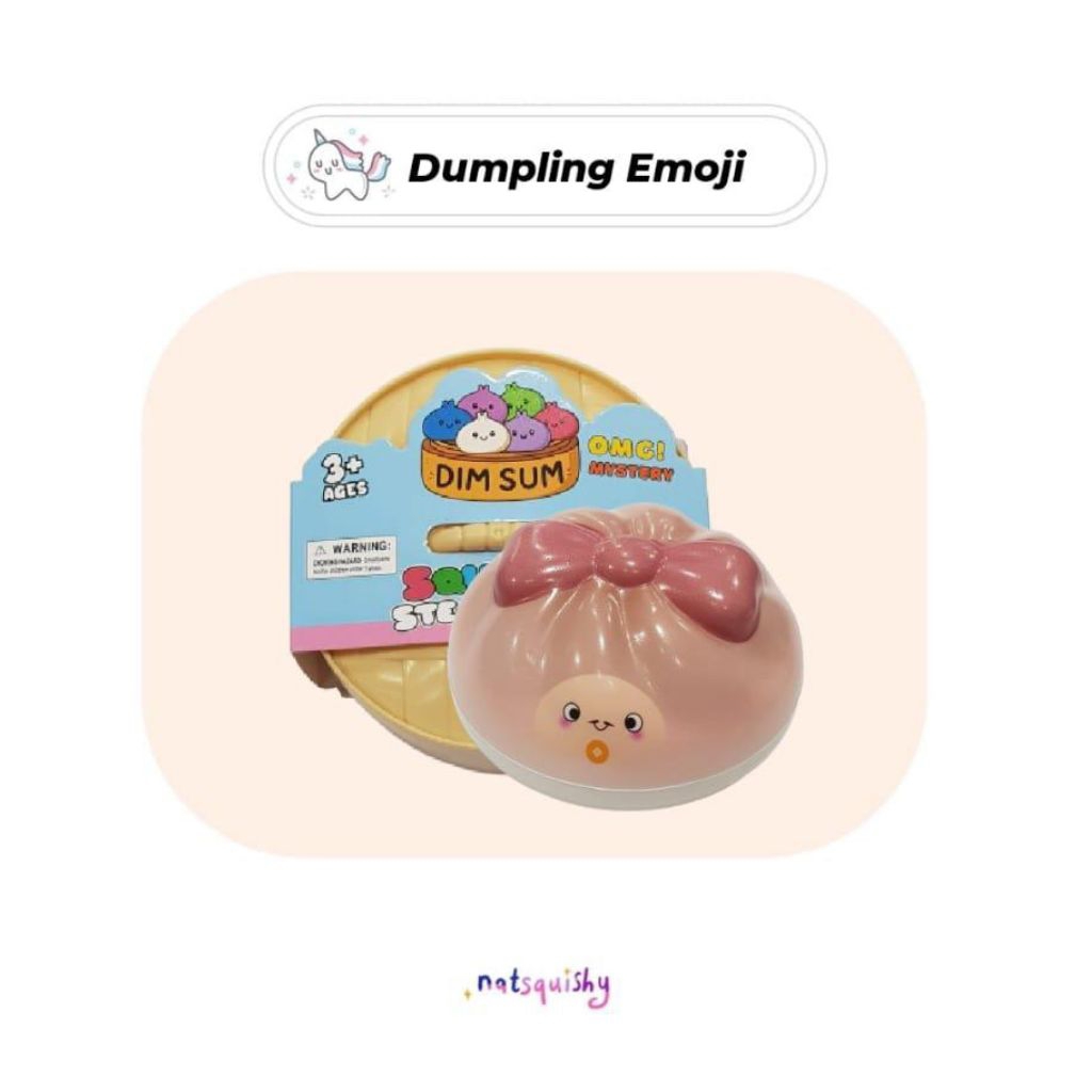 Mainan Dumpling Viral Squishy Bentuk Dumpling Emoji