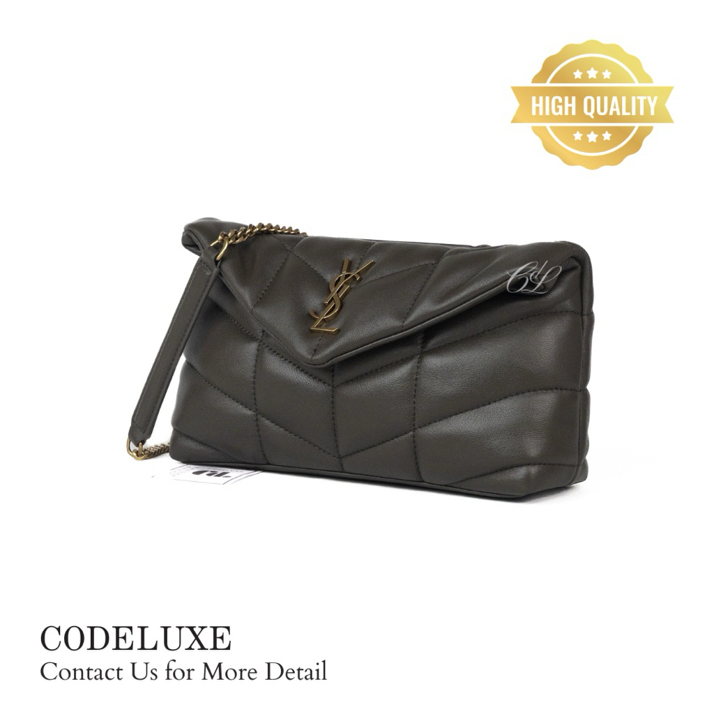 Toy Puffer Bag Lambskin Light Taupe GHW