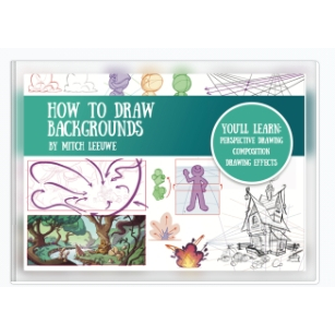 Book How to Draw Backgrounds Mitch Leeuwe