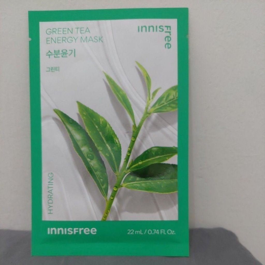 masker wajah innisfree green tea 22ml
