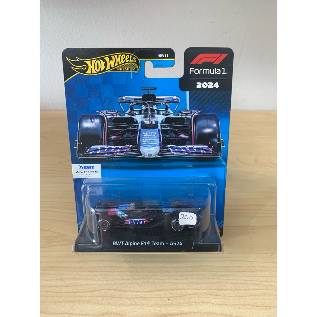 hot wheels bwt alpine f1 team-a524 black