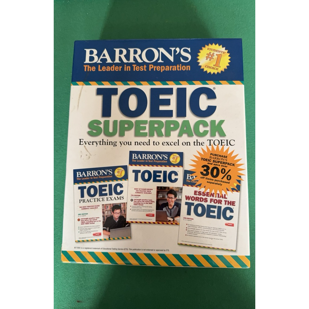 barron’s toeic preparation superpack