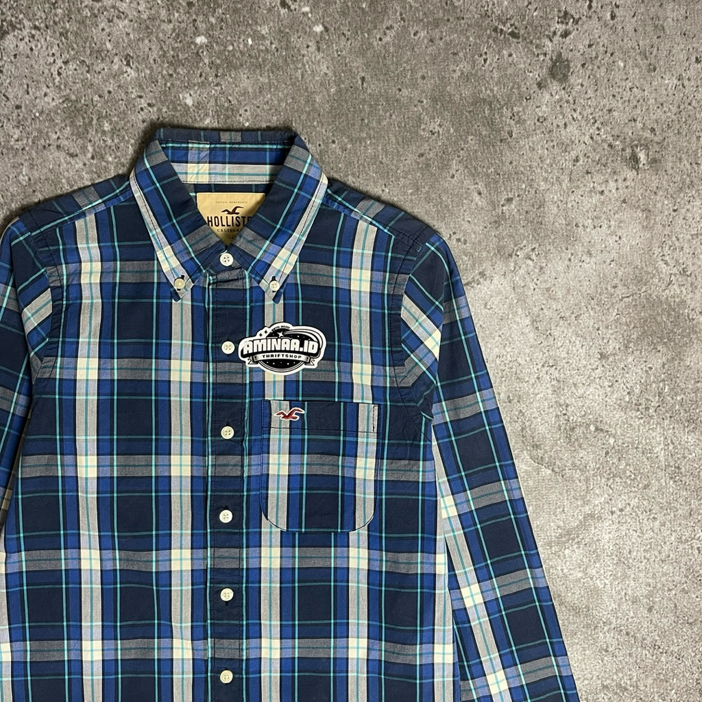Kemeja Abercrombie logo pocket (SCND)