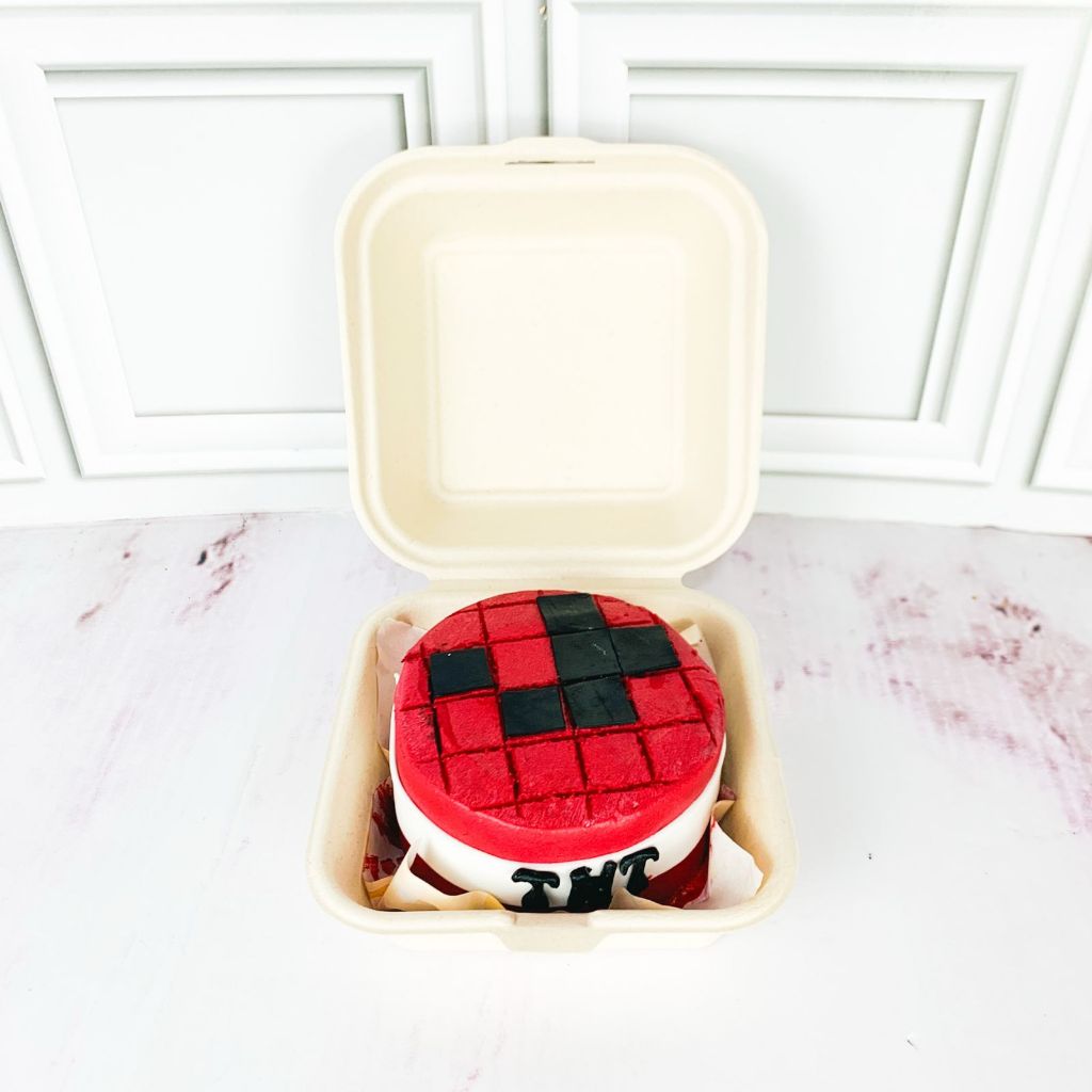 Kue Ulang tahun/Mini Cake/Korean Cake/Mini Cake TNT/Korean Bday Jakarta