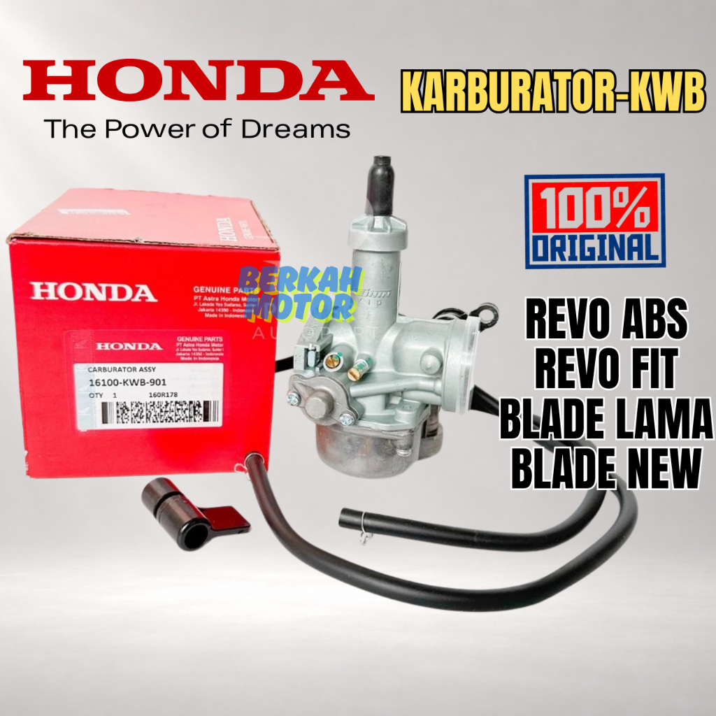 16100-KWB-922 Karburator Original KWB Motor Honda Revo Absolute Blade 125 Revo Fit