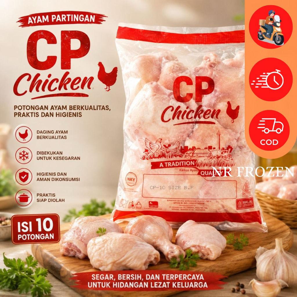 CP AYAM PARTING 1KG ISI 10 POTONG N1916