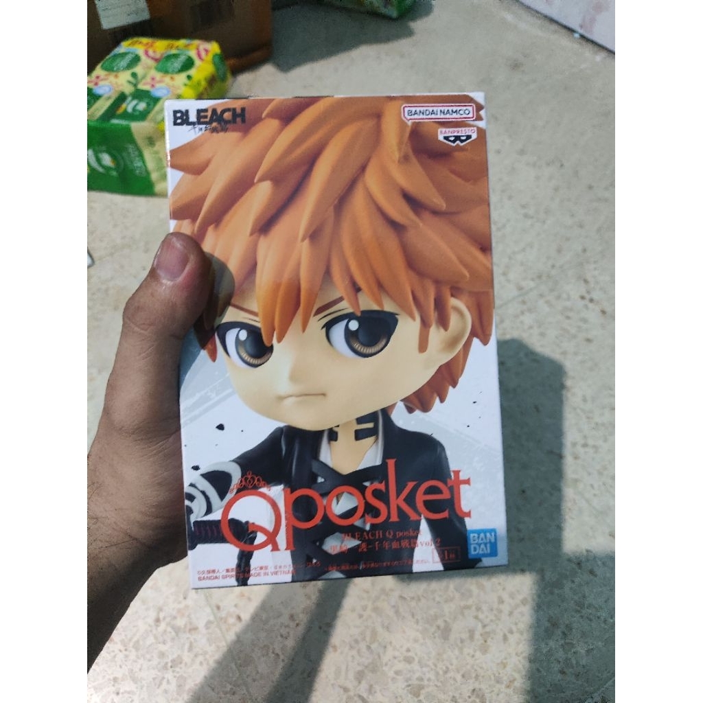Qposket Kurosaki Ichigo Original Bleach Figure Q posket banpresto ori