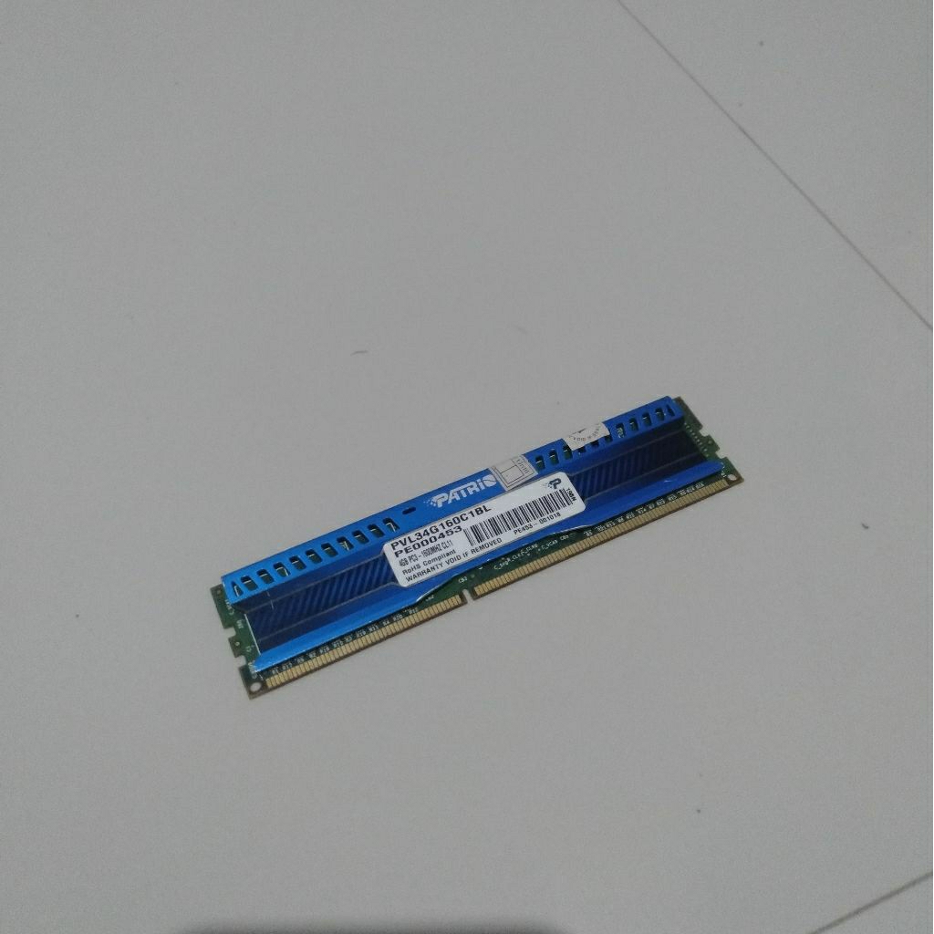 Ram Patriot Ddr3 1600MHZ 4GB
