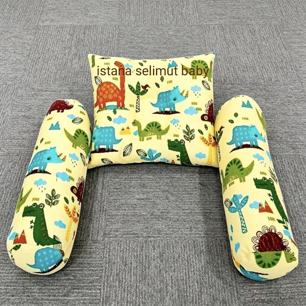 BANTAL GULING BAYI ANTI PEYANG MOTIF DINOSO TERBARU