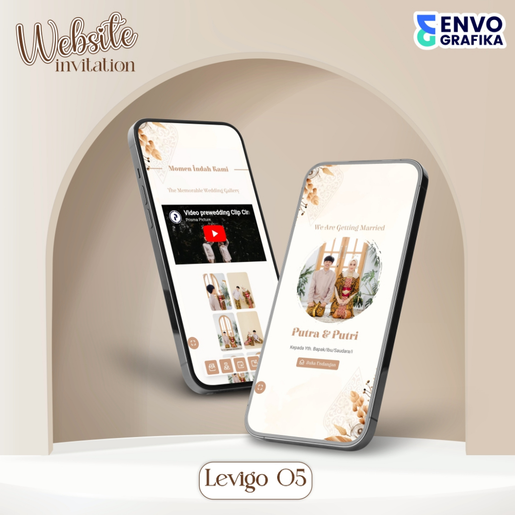 UNDANGAN DIGITAL WEBSITE PERNIKAHAN MURAH | UNDANGAN WEBSITE JAWA LEVIGO 05