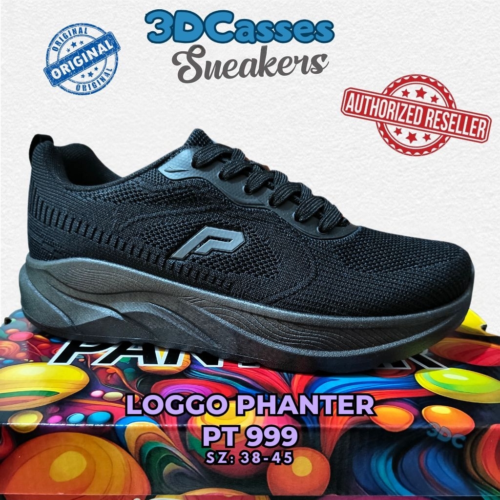 sepatu sekolah loggo panther sneaker pria wanita original buatan loggo