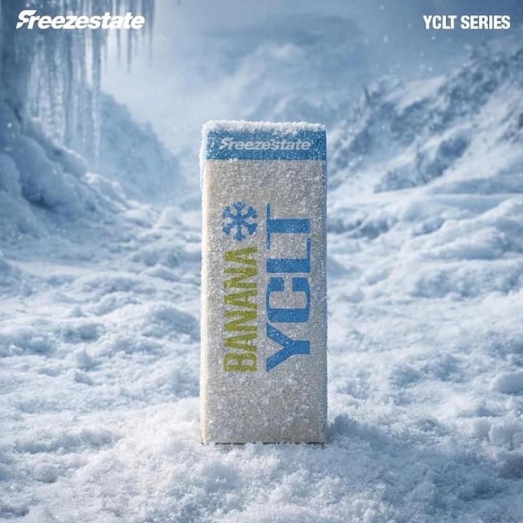 Freeze State Banana YCLT Salt Nic 30ML by Dripstate.id [ VAPEKU88 ]