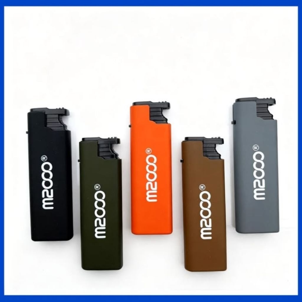 [BISA COD] Korek Api Bara M2000 MN-942 MTL - Tahan Angin, Refillable, Warna Acak