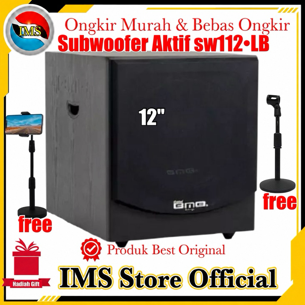 Speaker subwoofer Bass 12 Bmb Sw112Lb low Bass Aktif original