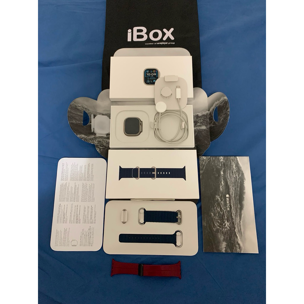 Apple watch ultra gen 2 IBOX Resmi Fullset lengkap original terawat