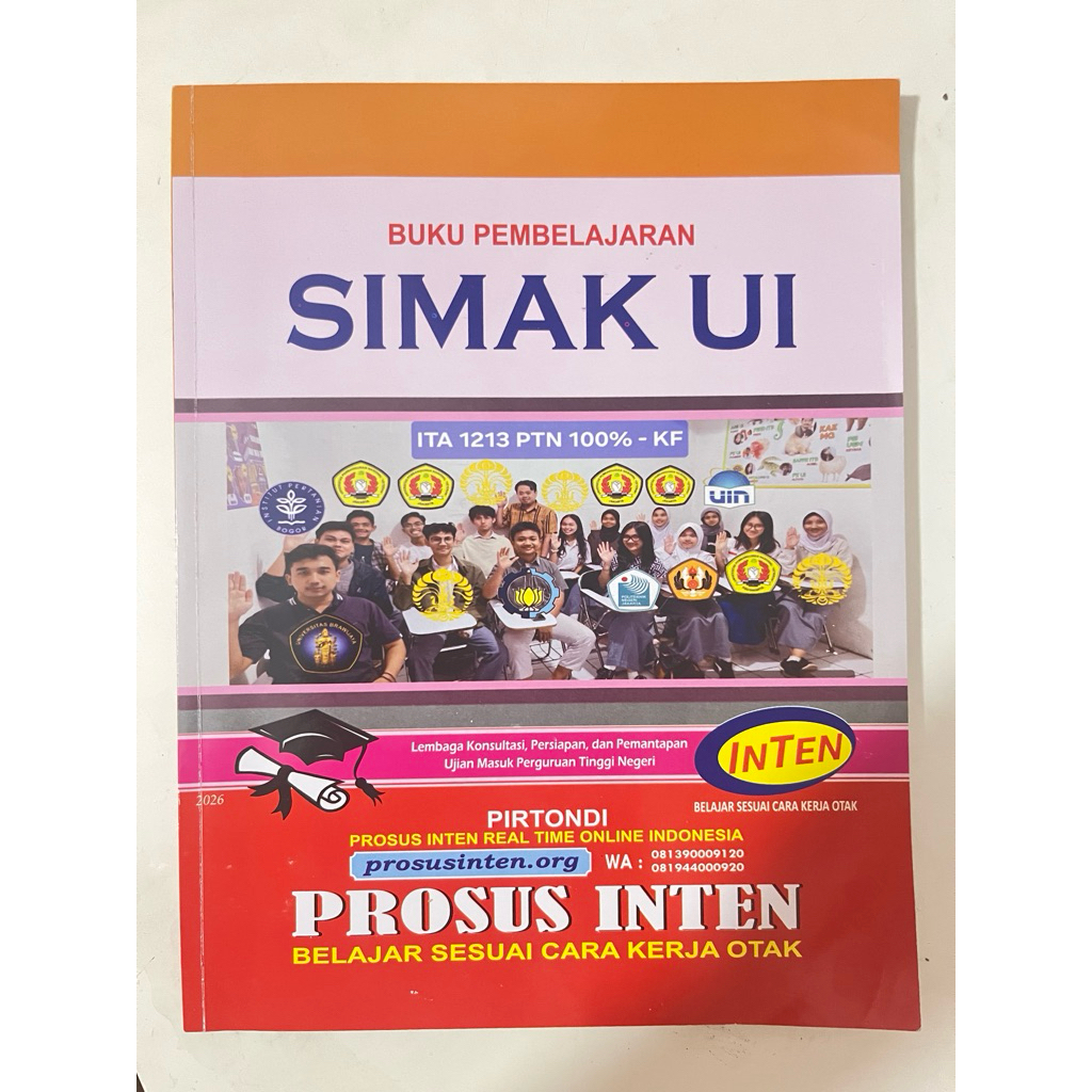[PRELOVED] Buku INTEN Persiapan SIMAK UI