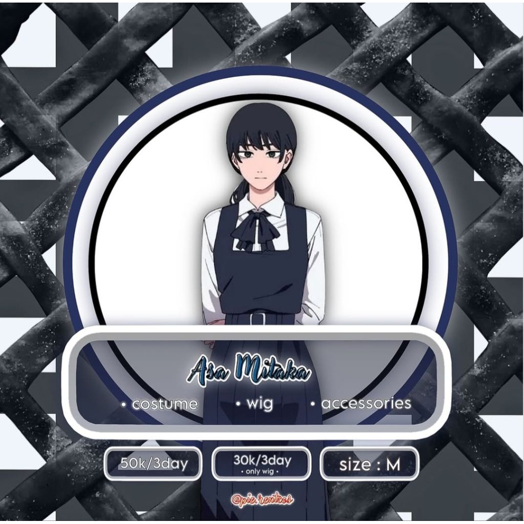 Rental Costume Asa Mitaka