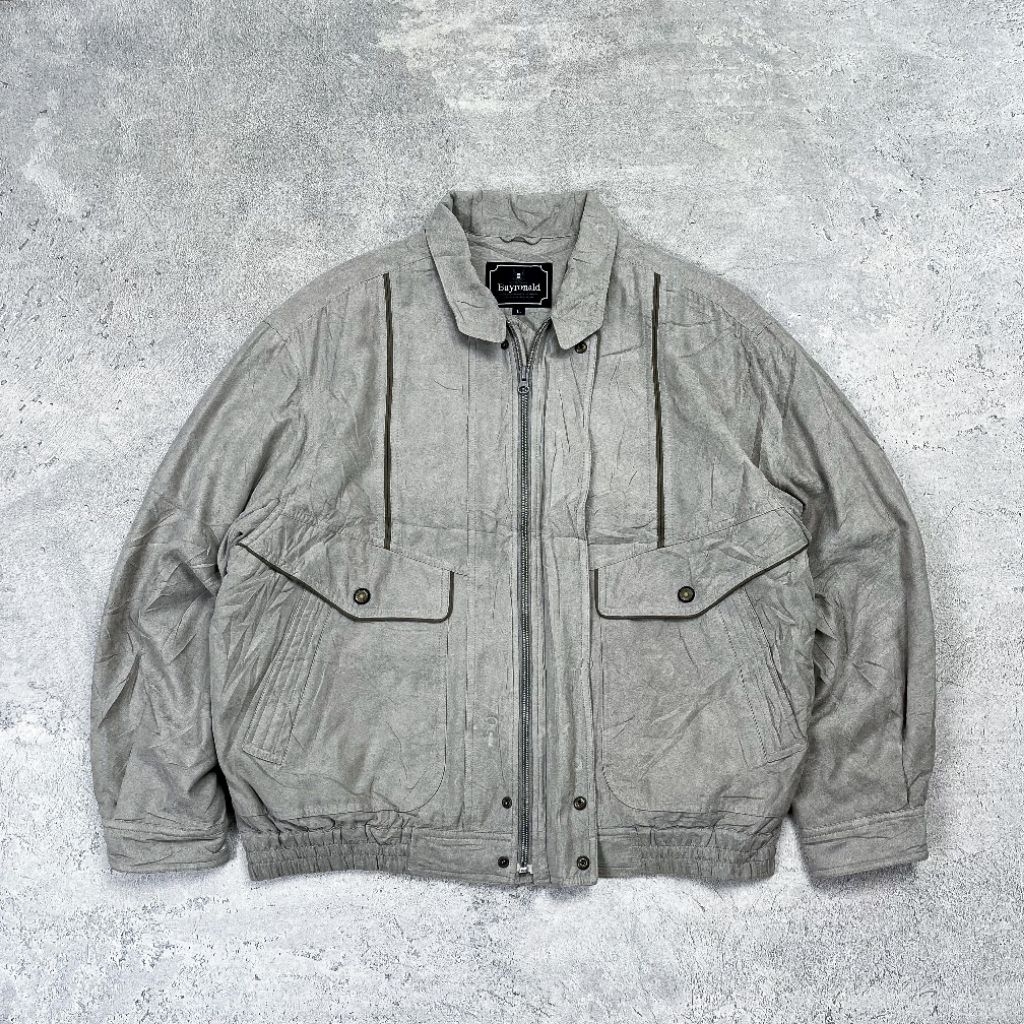 Vintage Flight Suede Jacket Bayronald