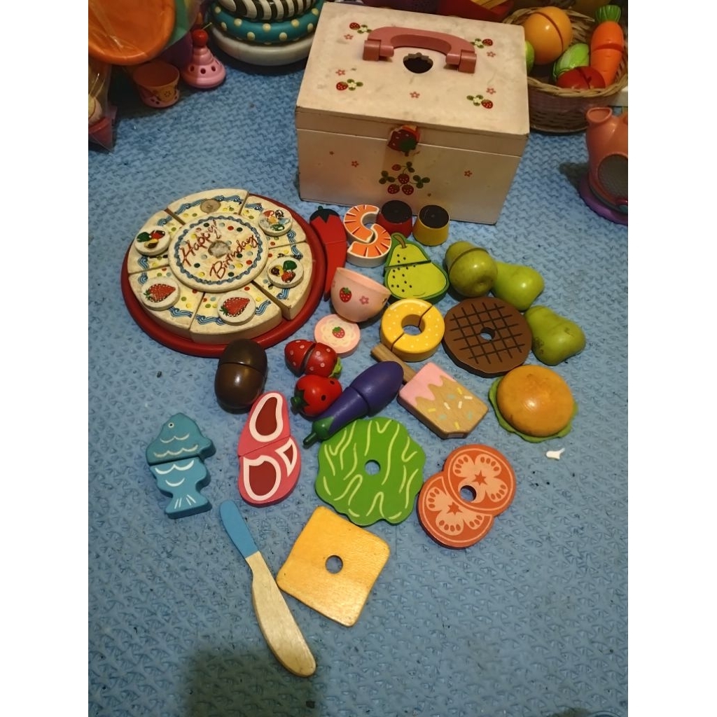 wooden toys preloved