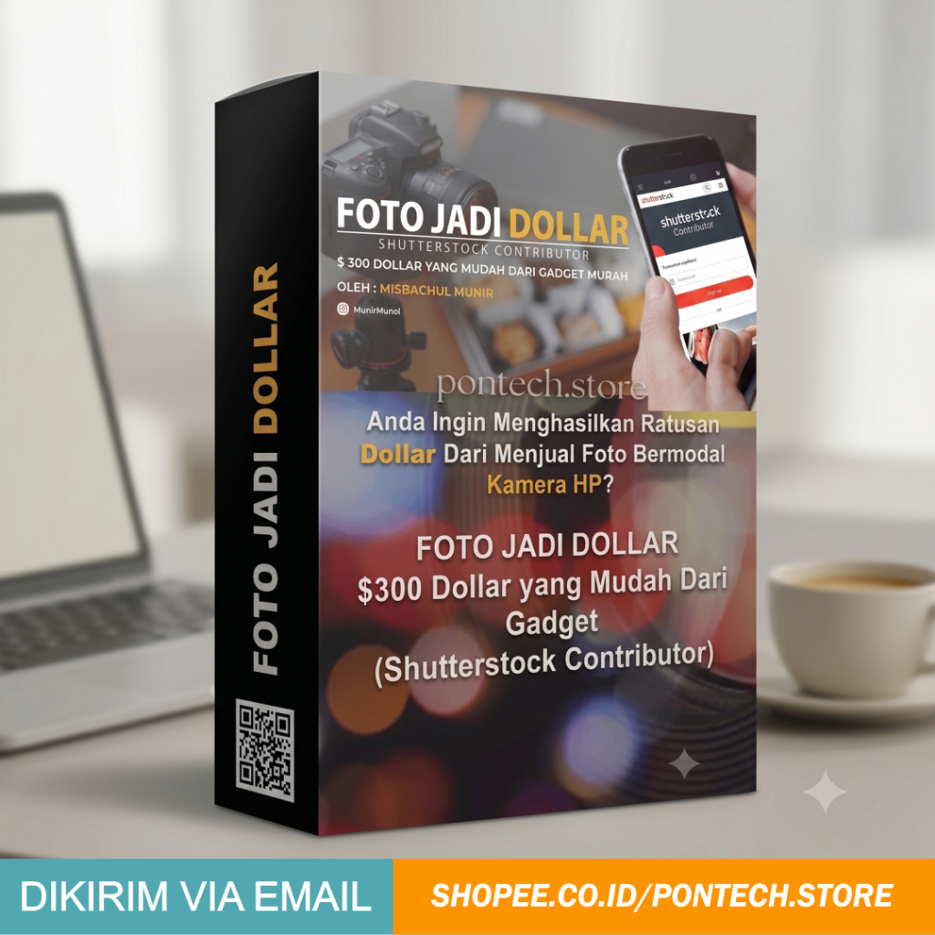 Ecourse Foto Jadi Dollar - Dapatkan Ratusan Juta Dollar Dari Jualan Foto Modal Hp
