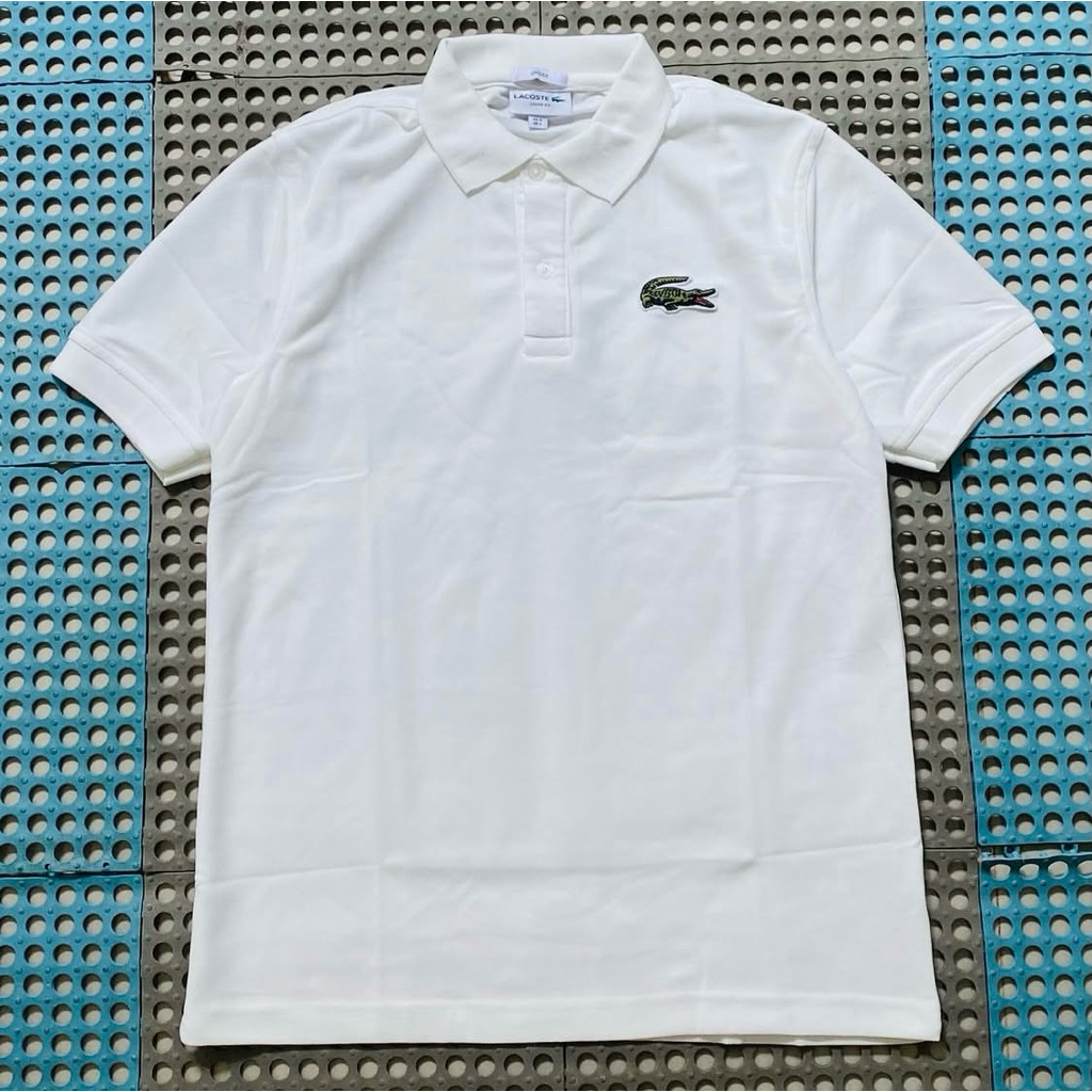 polo shirt second putih mulus