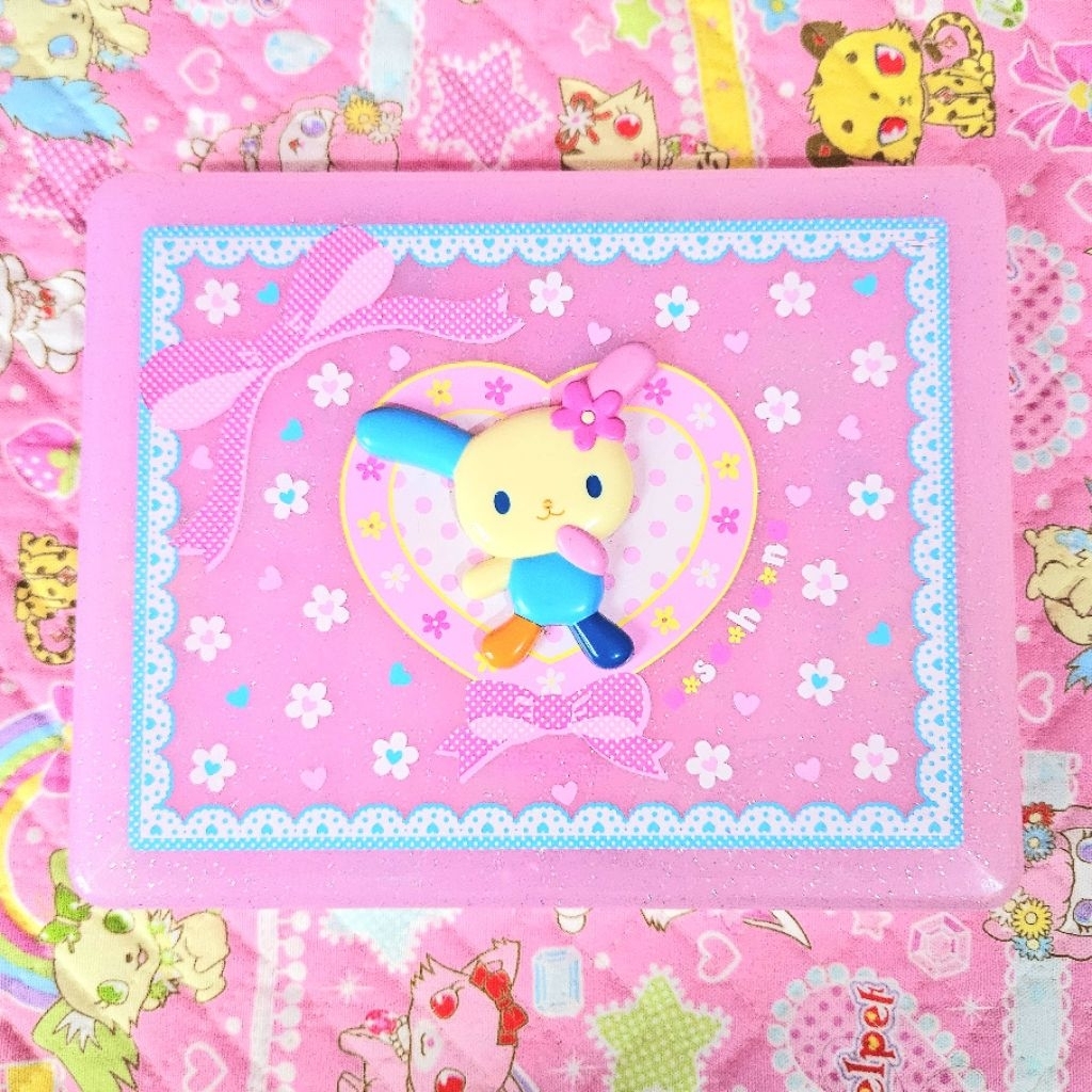 [RARE] Heisei Retro Usahana Glitter Storage Case