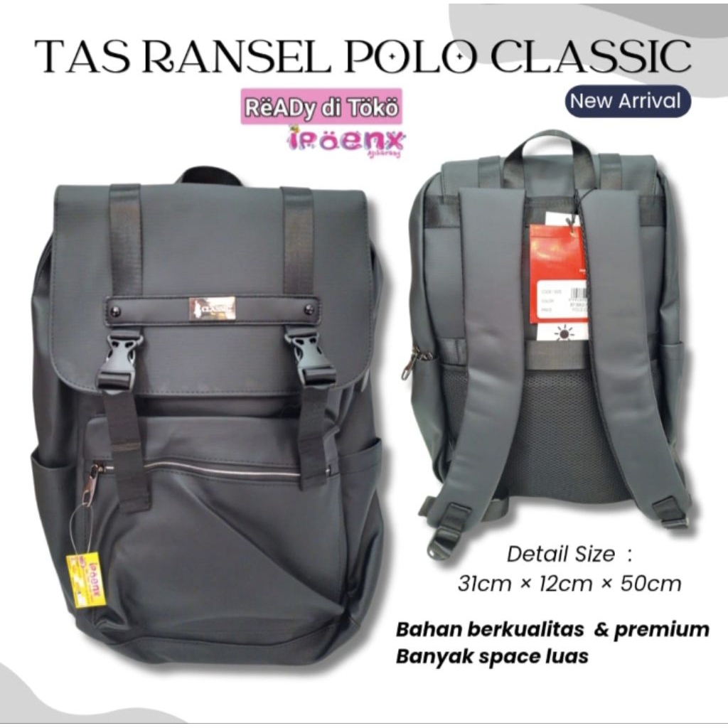 Tas Ransel Polo Classic Tas Sekolah