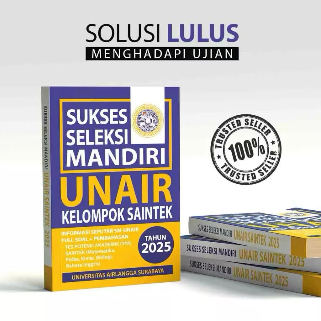 BUKU SELEKSI MANDIRI UNAIR SAINTEK 2026 - SM UNAIR SAINTEK