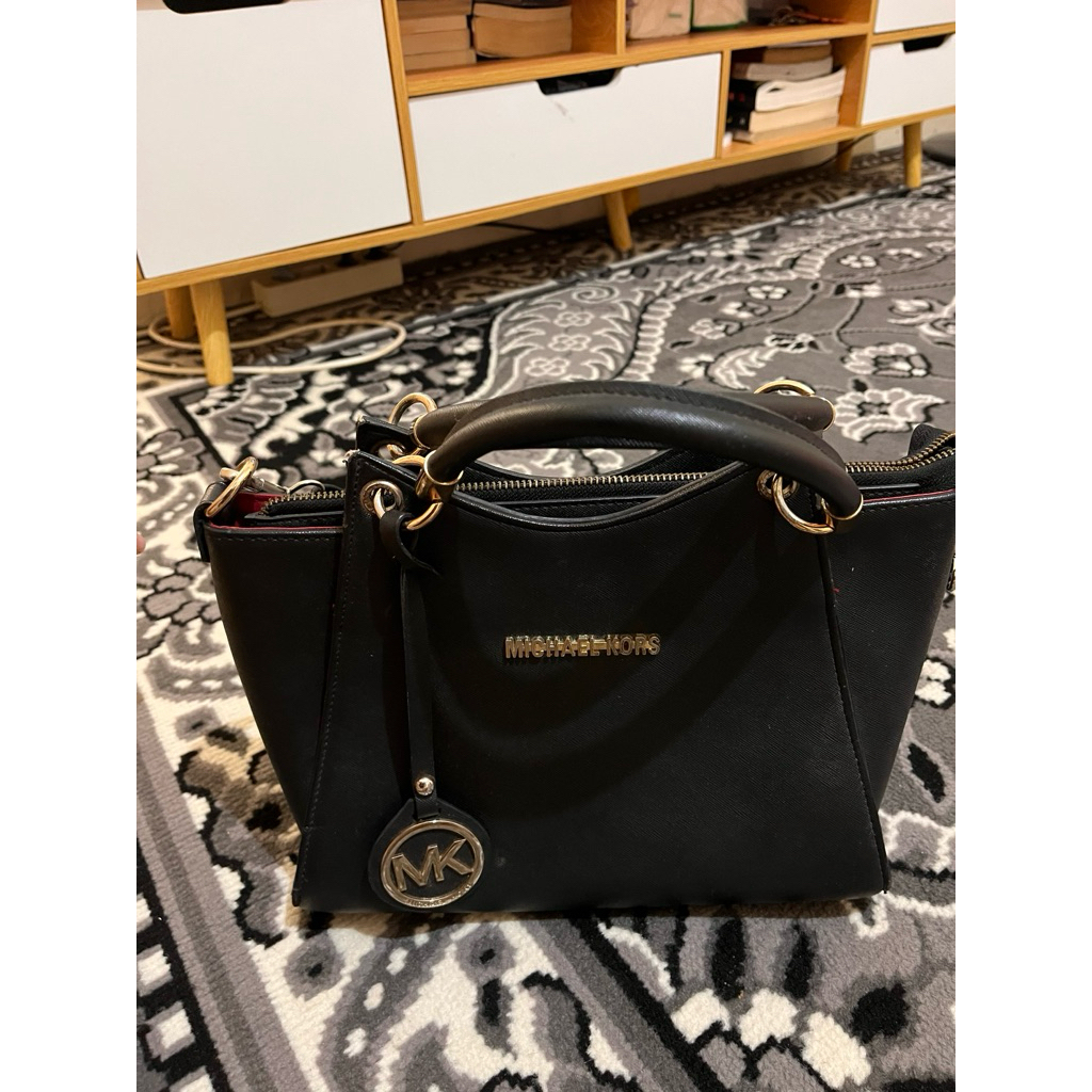 Preloved tas Michael Kors MKCK totebag hitam