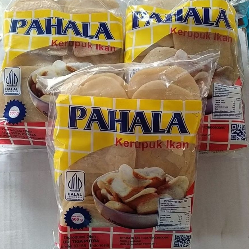 krupuk mentah pahala/krupuk udang pahala (500gr)