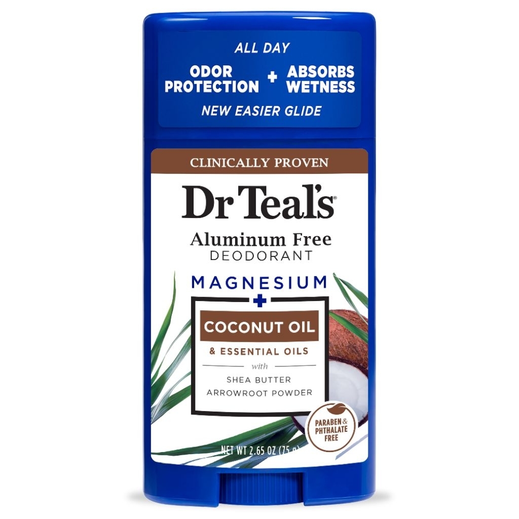 Dr Teal's alumunium free deodorant coconut oil with essential oil 75g