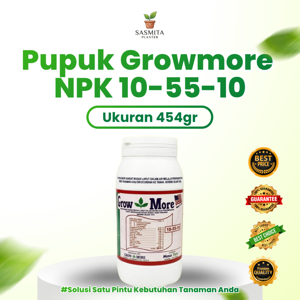 [454gr] Pupuk NPK Growmore 10-55-10