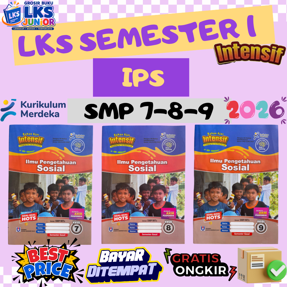 LKS IPS SMP Semester 1 INTENSIF 2026/2027 Terbitan Terbaru